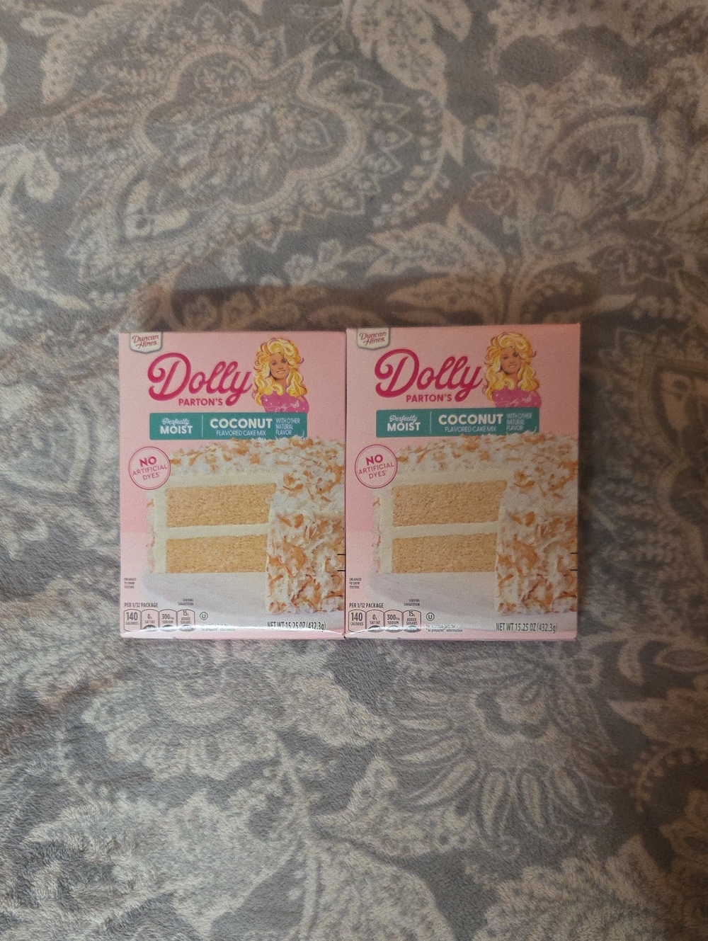 Dolly Parton’s Coconut Moist Cake Mix- 2ct